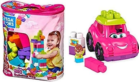 mega bloks pink car|Amazon.com: Mega Bloks Pink.